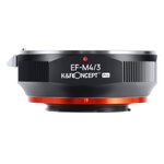 Adaptor montura M12125 K&F Concept EOS-M4/3 PRO de la Canon EOS la M4/3 (MFT) KF06.442, K&F Concept