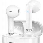 Casti audio Wireless GCBIG, alb, Bluetooth 5.3