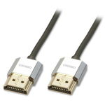 Cablu Lindy LY-41672, HDMI Cromo Slim with Ethernet, 2m, negru, LINDY