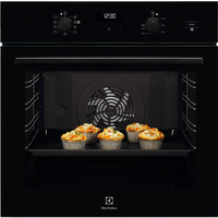 Cuptor incorporabil Electrolux SteamBake EOD5C50Z, 72 l,9 Functii automate, Autocuratare Catalitica A, Negru