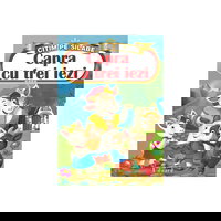 Carte de povesti engros. Citim pe silabe. Capra cu trei iezi, 