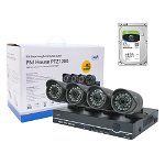 Kit supraveghere video PNI House PTZ1200 Full HD, DVR 4 canale + 4 camere de exterior + HDD 1Tb