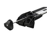 Bare transversale Thule Evo Raised Edge Silver pentru Subaru Forester (SH) 2008-2013, Thule