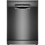 Masina de spalat vase Bosch SMS4EMC06E, 14 seturi, 6 programe, Home Connect, Silence Plus, Motor EcoSilence Drive, Clasa B, 60 cm, Inox negru, BOSCH