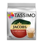 Cafea capsule Tassimo Jacobs Café au Lait, 16 bauturi x 180 ml