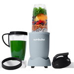 Blender NUTRIBULLET Pro Mineral NB907MASL, 0.9l, 1 treapta viteza, 900W, bleu-negru