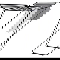 Uscator de rufe 182x50x97cm, negru, JOTTA Petra