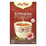 Yogi Tea Echinacea, ceai ayurvedic cu echinacea, roiboos si cardamom, bio, 30,6g, Yogi Tea