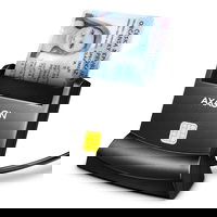 Cititor carduri inteligente / carte de identitate Axagon StandReader CRE-SM4N, USB 2.0 (Negru), Axagon Cititor carduri inteligente / carte de identitate Axagon StandReader CRE-SM4N, USB 2.0 (Negru), Axagon