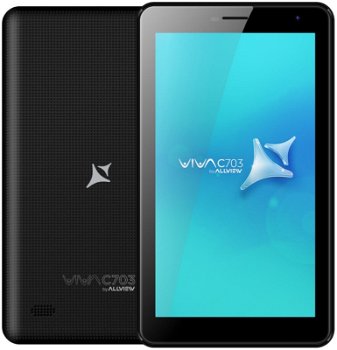 Tableta Allview Viva C703, Procesor Quad-Core, 1.5GHz, Ecran IPS Capacitive Touchscreen 7 inch, 1 GB RAM, 8 GB Flash, 0.3 MP, Wi-Fi, Bluetooth, Android, Negru