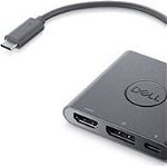 Mini port replicator USB-C la HDMI/ DisplayPort (4K HDR @ 60Hz) Dell, Dell