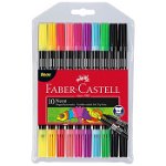 Set carioci 2 capete10 culori neon Faber Castell, Faber Castell