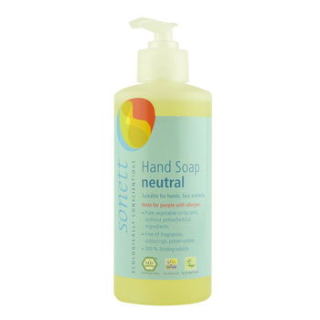 Sapun lichid si gel de dus neutru, Sonett, 300 ml, bio, Sonett