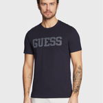 Tricou slim fit cu imprimeu logo, GUESS