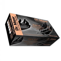 Manusi pentru Examinare Dr.Mayer Nitril Soft, Culoare Negru, Marime S, 100 buc.