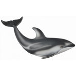 Figurina Delfin de Pacific cu lateralele albe M