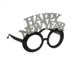 Ochelari de petrecere, Happy New Year, Gonga® Argintiu