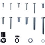 Set 68 suruburi/saibe pentru suport de perete TV, InLine IL23100C, InLine