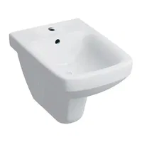 Bideu suspendat Geberit Selnova Square alb lucios, Geberit