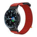Curea material textil Tech-Protect Scout V2 compatibila cu Samsung Galaxy Watch 4/5/5 Pro/6 40/42/44/45/46mm Orange, TECH-PROTECT