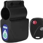 Alarma pentru bicicleta cu telecomanda, senzor de miscare, ABS, 105dB, negru