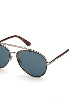 Ochelari Barbati Tom Ford Curtis 59mm Aviator Sunglasses COLHAVBLU