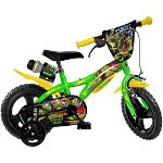 Bicicleta copii Dino Bikes 12' Testoasele Ninja, Dino Bikes