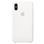 Husa Protectie Spate Apple iPhone XS Silicone Case White