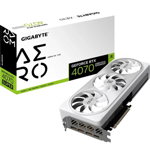 Placa video GIGABYTE GeForce RTX 4070 SUPER AERO OC 12GB GDDR6X 192-bit DLSS 3.0, Gigabyte
