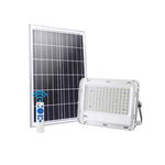 Proiector Led Klausstech Cu Panou Solar Si Telecomanda 100 W , Autonomie 10 H , Durata De Functionare 50.000 H, KlaussTech