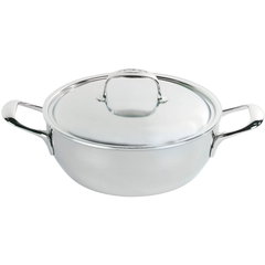Patelnia głęboka z 2 uchwytami DEMEYERE Atlantis 7 40850-935-0 - 28 cm