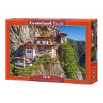 Puzzle 500 piese View of Paro Taktsang Bhutan, Castorland