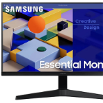 Monitor IPS LED Samsung Essential 24inch LS24C310EAUXEN, Full HD (1920 x 1080), VGA, HDMI, AMD FreeSync (Negru), Samsung