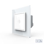 Intrerupator Simplu cu Dimmer, Wireless si Touch LIVOLO - Serie Noua (Alb), Livolo