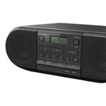 Radio portabil Panasonic RX-D552E-K, 20W, Bluetooth, CD, USB, DAB, Tuner FM, Negru