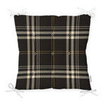 Pernă pentru scaun Minimalist Cushion Covers Flannel Black, 40 x 40 cm, Minimalist Cushion Covers