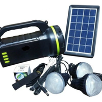 Kit Solar GDLite GD-2000A cu 3 becuri incluse, boxa cu Bluetooth si Radio XL, GAVE