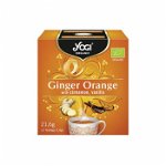 Ceai BIO cu portocale, ghimbir, scortisoara si vanilie, 12 plicuri - 21,6g Yogi Tea, Yogi Tea
