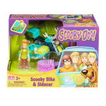 Figurina Shaggy Scooby-Doo! cu Motocicleta Mistery, 