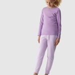 Pantaloni jogger de molton pentru fete, 4F Sportswear