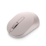 Dell Mobile Wireless Mouse – MS3320W, COLOR: Ash Pink, CONNECTIVITY: Wireless - 2.4 GHz, Bluetooth 5.0, SENSOR: Optical LED, SCROLL: Mechanical, RESOLUTION (DPI): Adjustable via Dell Peripheral Manager - 1000, 1600, 2400, 4000, BUTTONS: 3 (Middle click i
