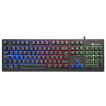 Tastatura Gaming, NGS, LED, RGB, US English, GKX-300, Negru