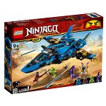 LEGO NINJAGO - Avionul de lupta al lui Jay 70668, 490 piese