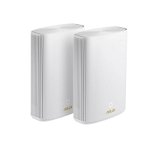 ASUS ZenWiFi AX Mini (XD4) Whole Home Mesh WiFi System (3 Pack), WiFi 6, 802.11ax, up to 4800 sq ft & 25+ devices, AiMesh, Lifetime Free Internet Security, Parental Controls, Easy Setup 3 pack