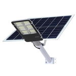 Lampa solara stradala KlaussTech 100W cu panou solar, senzor de miscare, telecomanda si suport metalic, KlaussTech