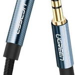 Cablu UGREEN AV112, tata jack 3.5 mm la tata jack 3.5 mm, 2m, Gri