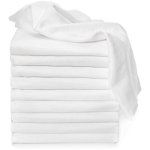 T-TOMI TETRA Cloth Diapers EXCLUSIVE COLLECTION White scutece textile White 70x70 cm 10 buc, T-Tomi