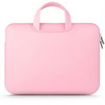 Husa Geanta Upzz Tech Protect Airbag Compatibila Cu Laptop 13 Inch ,roz, Upzz