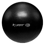 Minge fitness Lifefit Overball 20cm, negru, DHS