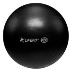 Minge fitness Lifefit Overball 20cm, negru, DHS